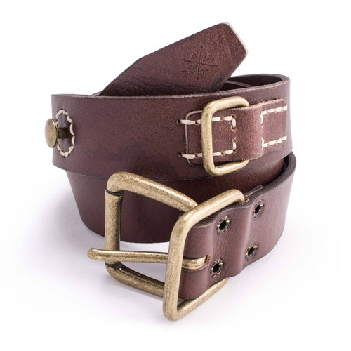 Mod's Brown Leather Belt